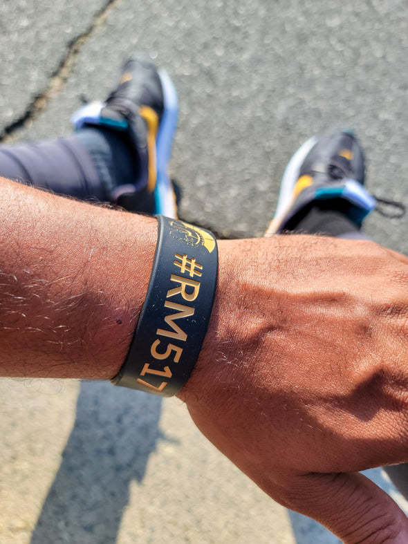 Rich and Ruler 517 Wristband (Black/ Tan)