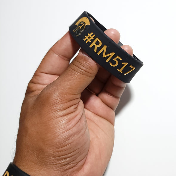 Rich and Ruler 517 Wristband (Black/ Tan)