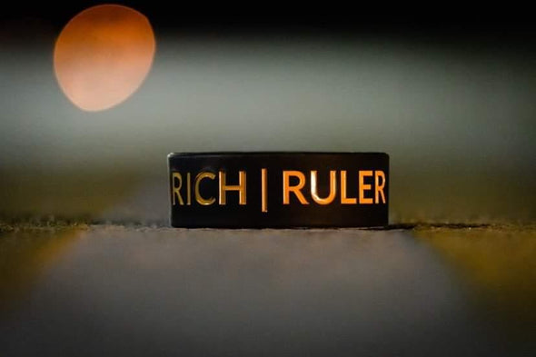 Rich and Ruler 517 Wristband (Black/ Tan)